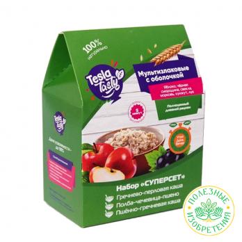 Каша гречнево-перловая Яблоко и черная смородина