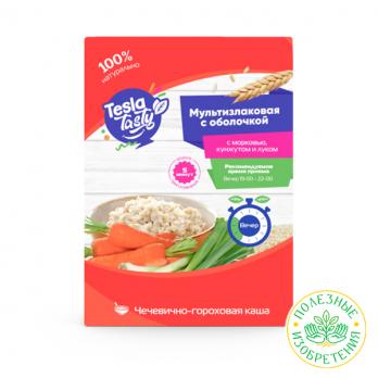 Каша чечевично-гороховая Морковь, кунжут и лук